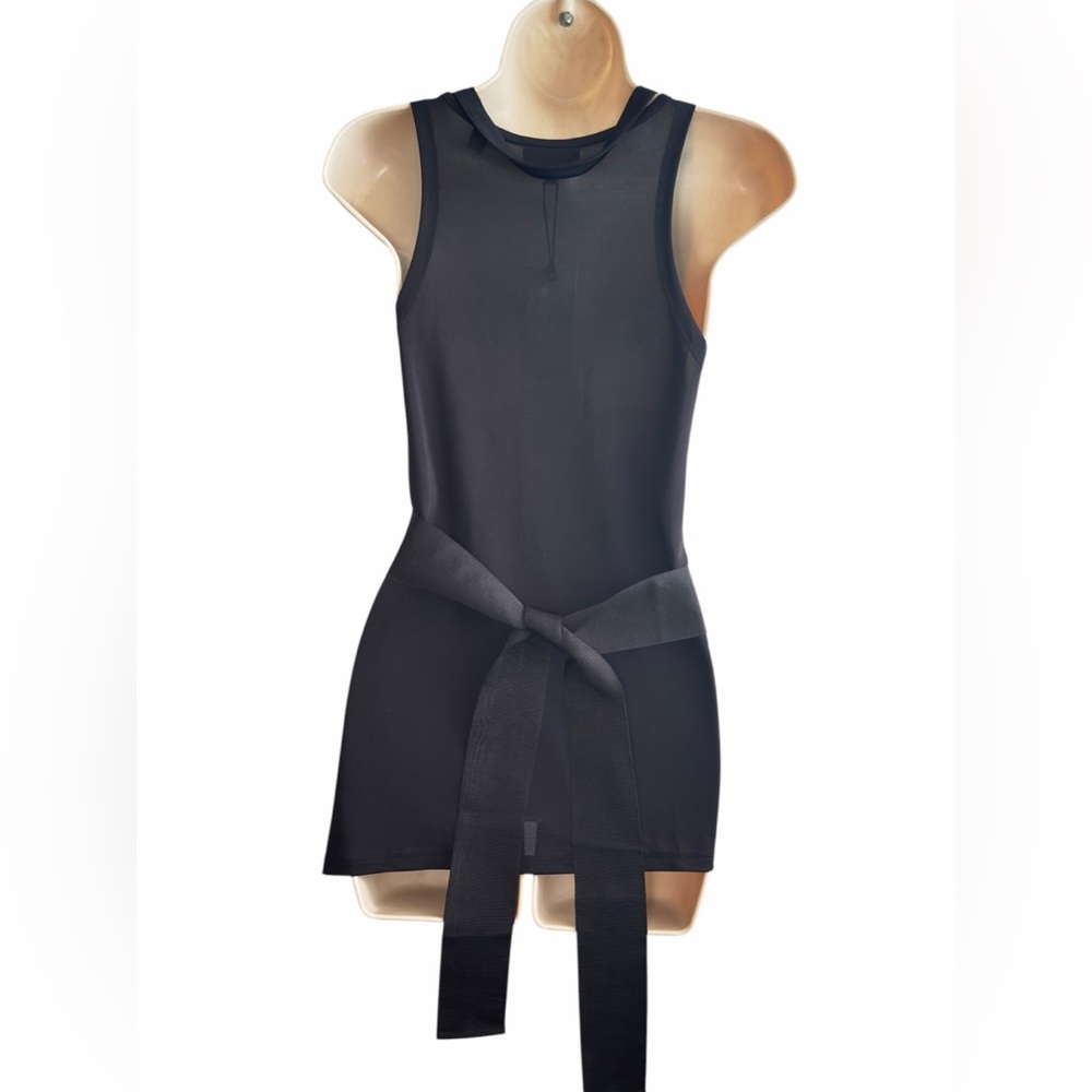Ted Baker EVEAH 2 Black Halter Tunic Top Sleeveless Draped Asymmetric Blouse NEW - Picture 6 of 16